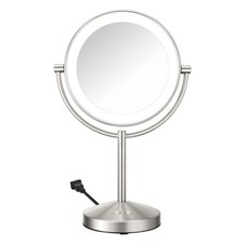 Conair Lighted Makeup Mirror, Double-Sided LED Vanity Mirror with 1X/10X 360° Ro picture