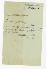 1898 Handwritten Letter Boulder Montana Henry Elling Signed William Stewart picture