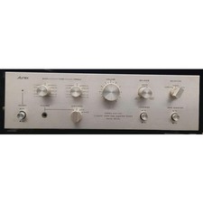 AUREX SB-220 Integrated Stereo Amplifier AC100V 50Hz/60Hz 45W Silver Japan Used picture