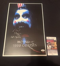 Sid Haig Signed House of 1000 Corpses 11 X 17 Movie Poster JSA Certified picture