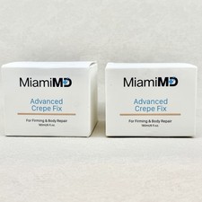 2 PACK 6oz MiamiMD (Miami MD) NEW ADVANCED CREPE FIX For Firming & Body Repair picture