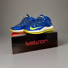 Nike LeBron 11 Low Sprite 2014 Size 10 Hyper Cobalt Volt 642849-471 OG Box picture