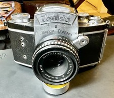 Rare GERMAN EXAKTA II 35mm SLR FILM CAMERA WITH 50mm f2.8 LENS, Restored, Works picture