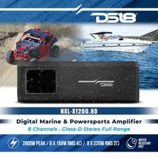 DS18 Marine Powersports Amplifier 8 Channel Water Resistant Full Range Class-D picture
