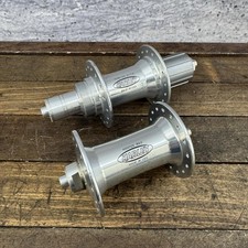 Vintage Hadley Hub Set 32H Tandem 160mm Shimano Freehub USA QR Threaded Drum picture