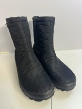 Bogs Snowday II Mid Women's Black Quilted Waterproof Lined Zip Snow Boots 9 picture