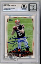 Johnny Manziel 2014 Topps Rookie Auto 