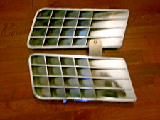 C-3 CORVETTE 1970-1972 SIDE FENDER GRILLS EGG CRATES R & L ORIGINAL G.M. picture