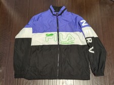 FILA HERITAGE NYLON JACKET EVANGELION LIMITED Fila X Radio EVA Size XL picture
