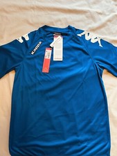 Kappa men's sports t-shirt KAPPA4SOCCER BOLOX football sport BLUE SMALL S picture