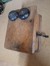 Antique Phone Wood Ringer Box - KELLO Swithboard picture