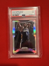 2019-20 Panini Prizm - Rookie Zion Williamson #248 Silver Prizm (RC) PSA 9 picture