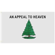 AN APPEAL TO HEAVEN Flag 3x5 ft Realistic Pine Tree American Revolution Liberty picture