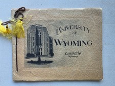 University of Wyoming Laramie, Antique Portfolio Photos c 1920, 12 Photogravures picture