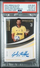 Gianluigi Buffon 2021 Immaculate Heralded Signatures Auto 1/25 PSA 8 10 Auto picture