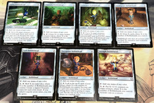MTG Universes Beyond Fallout Commander Set of 7 Bobblehead EDH Artifact picture