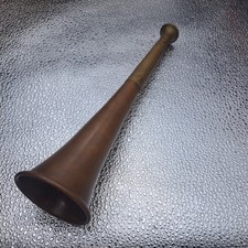 Vintage - Brass & Copper Fox Horn Made in England Hunting Trumpet Bugle picture