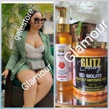 2pcs. GLITZLUXURY 10D MOLATO RICH SOAP& snowwhite Oil 100ml👌 Oshaprapra combo picture