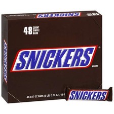 SNICKERS BARS FAST  SHIP CHOCOLATE PEANUTS 12, 24 36 or 48 bars picture