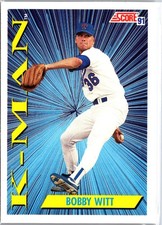 1991 Score #410 Bobby Witt picture