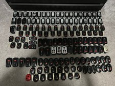 LOT OF  447  USED OEM TOYOTA  HONDA GM SUBARU KEY REMOTE FOB PLUS MORE LOOK picture