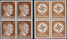 BS Stamp Selection Germany Block WWII 3rd Reich Hitler Official 3PF Pair MNH picture