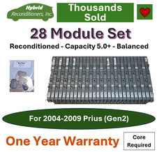 2004-2009 Prius Hybrid Battery 28-Module Set: Reconditioned & Balanced:1-Yr WNTY picture