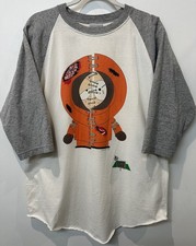 Vintage South Park Kenny Baseball Shirt Sz LARGE 1998  picture