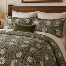 William Morris Pimpernel Duvet Cover Set 6 – Arts & Crafts Floral Bedding picture