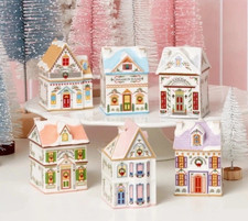 2025 Lenox Spice Village Christmas 6 Piece Spice Jar Set Porcelain Official picture