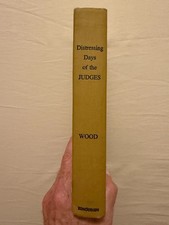 Distressing Days of the Judges HC 1975 Leon Wood HB Good Condition picture