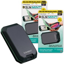 Slim Mint Wallet 2 Pack, Ultra-Thin RFID-Blocking, AS-SEEN-ON-TV, ID Theft picture