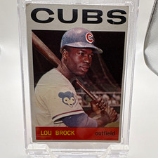 Topps 1964 Topps Lou Brock #29 Chicago Cubs Base Set Baseball Card picture