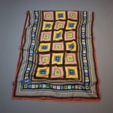Drake’s Brown Kilim Wool-Silk Scarf / RRP £245 / Brand New with Tags picture