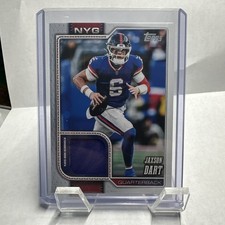 JAXSON DART 2026 Topps Flagship Real One Relic Jersey Card - New York Giants picture