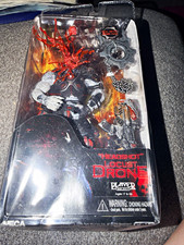 NECA Gears of War Headshot Locust Drone Figure w/ Pistol Dog Tags picture