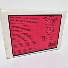 Vita Grow SuperFastGrow Formula Part 