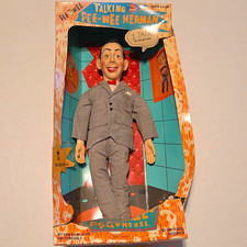 Matchbox Vintage Talking Poseable Pee-wee Herman 12in Figure w/ Box picture