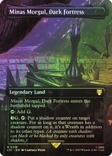 MTG FOIL Minas Morgul, Dark Fortress Borderless - The Lord of the Rings picture