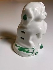 Rare RCA Antique Vintage Porcelain Ceramic Dog Extension Cord 3-Way 3 Way 1920s picture