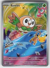 Rowlet 043 Holo Promo ME: Mega Evolution Promo Pokemon Near Mint picture