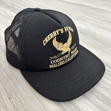 Cherry Los Angeles “E-Z Stop Country Mart Malibu California” Mesh Trucker Hat picture