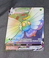 Pokemon TCG Butterfree VMAX 190/189 Secret Rare Full Art Holo Darkness Ablaze picture