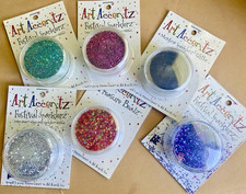 6 pkgs Provo Craft Art Accentz-Festival Sparklerz-microfine glitter & beadz picture