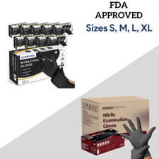 Black Nitrile Disposable Gloves 4 & 5 Mil, Latex & Powder Free picture