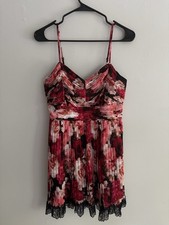 Express NWT $118 Romantic Lace Floral Dress picture