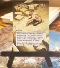 Ad Nauseum - Full Art / Altered -  MTG / Magic the Gathering Alter picture