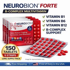 Multivitamin Neurobion Forte B1 B6 B12 B Complex Supplement 150 Tabs Exp 2029 picture