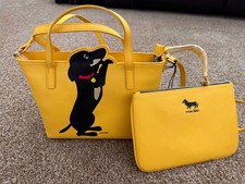 Brand New Marc Tetro Dachshund Purse and Clutch - Yellow and New With Tags On picture