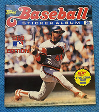 VINTAGE 1983 Topps Baseball Completed Sticker Album Ryne Sandberg Ripken HOF picture